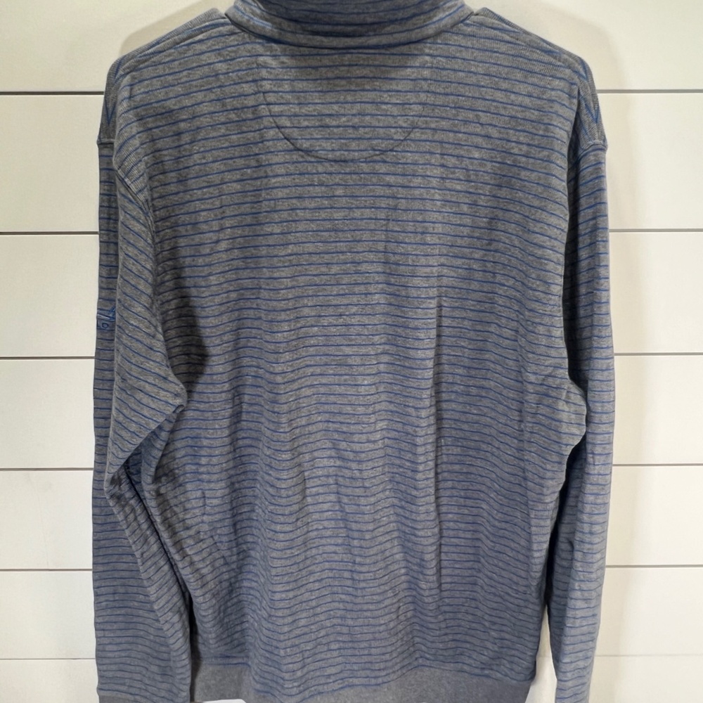 Johnnie-O Quarter-Zip Pullover, Size Large, Silo Ridge - Picture 5 of 10
